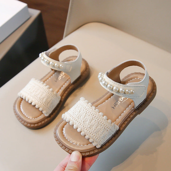 Children's Fashionable Pearl Beach Sports Sandals
