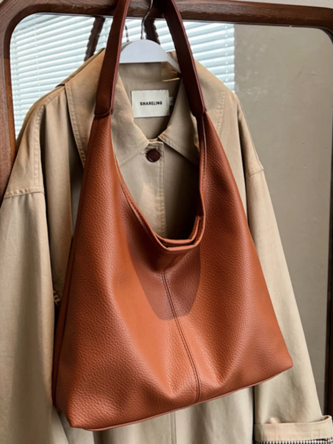 PU Leather Shoulder Bag