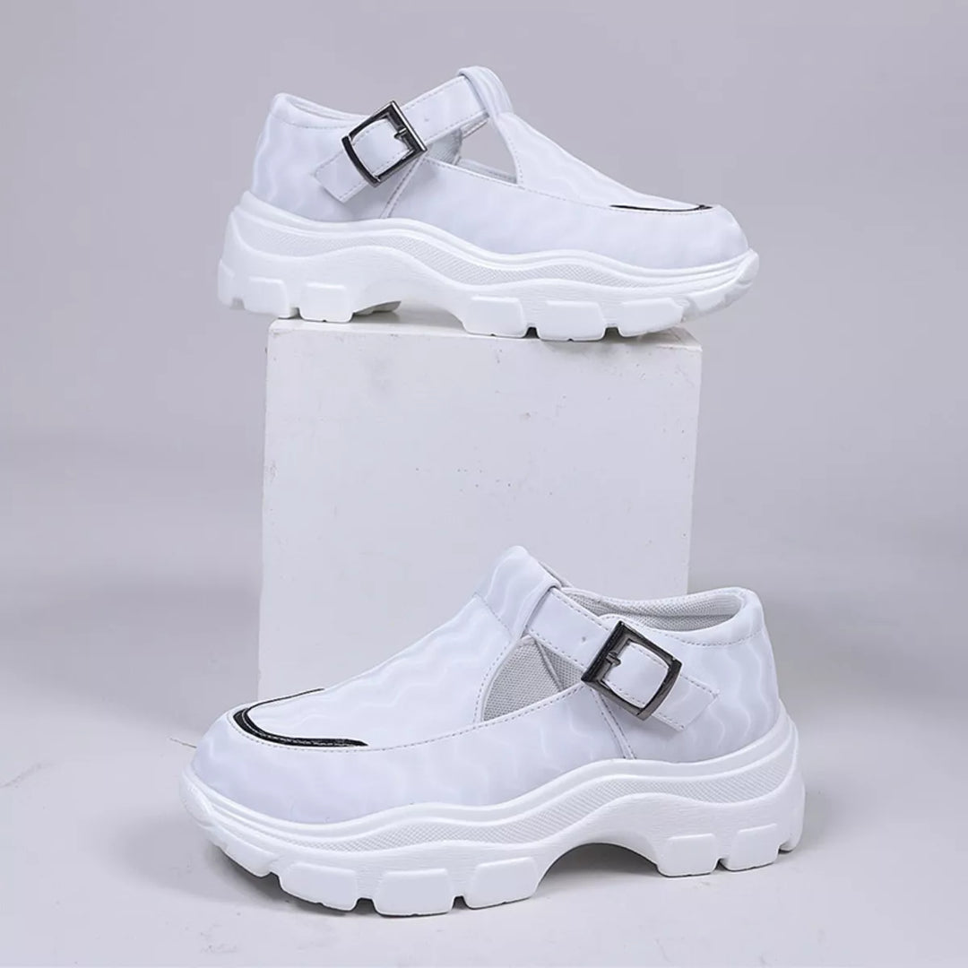 Round Toe Platform Loafers