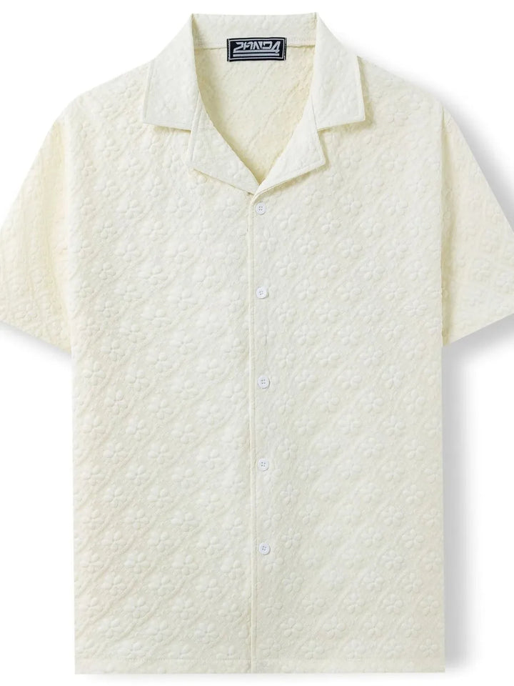 Men's Plus Size Button Down Short Sleeve Shirt
