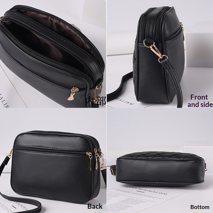 Womens Wide-strap Shoulder Crossbody Bag