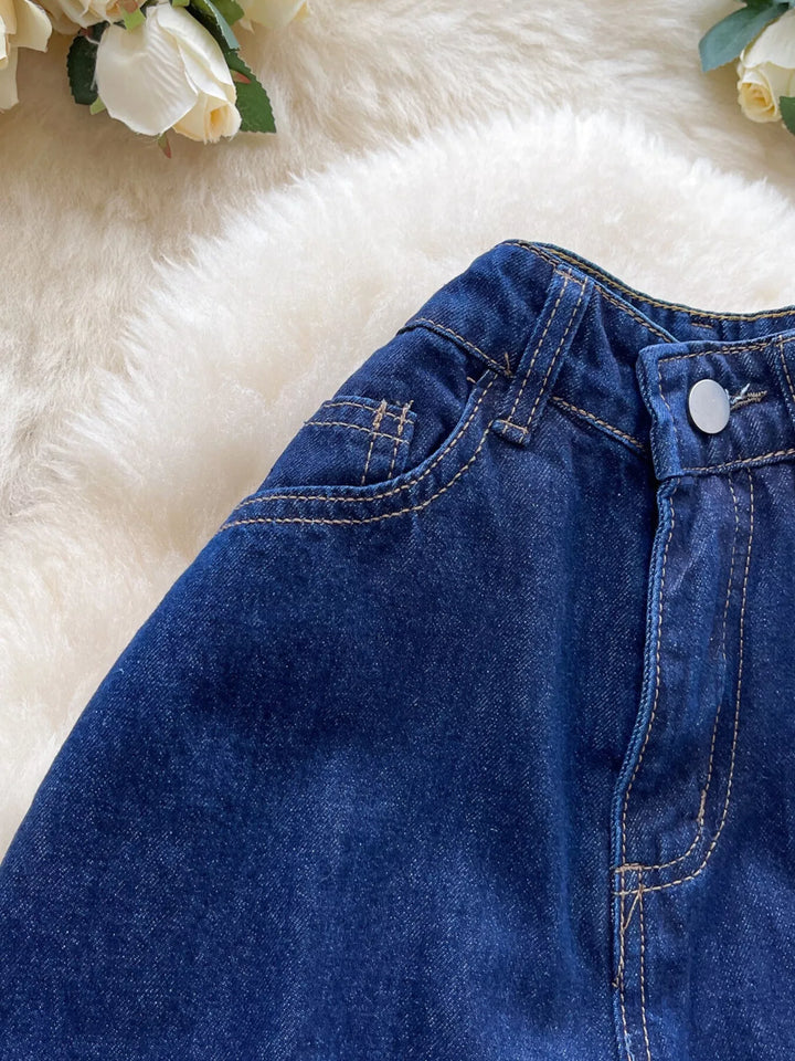 High Waist Wide Leg Jeans