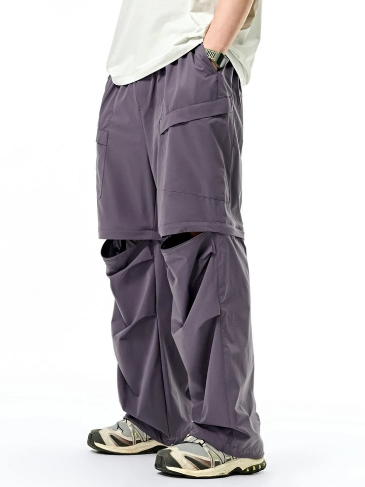 Men's Cargo Pants with Drawstring Waist
