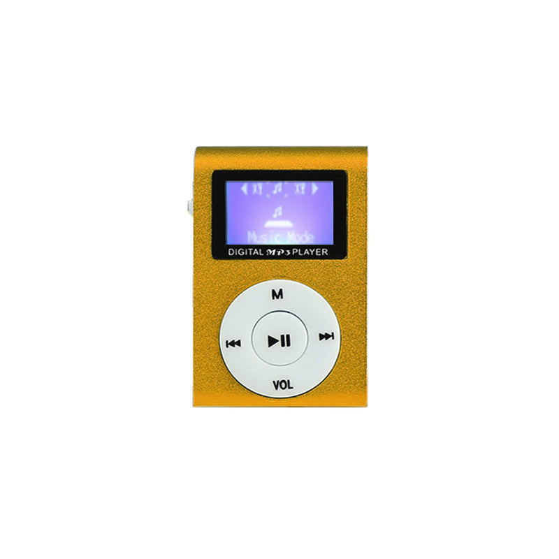 Metal clip mp3 card player cute mini sports iron clip MP3