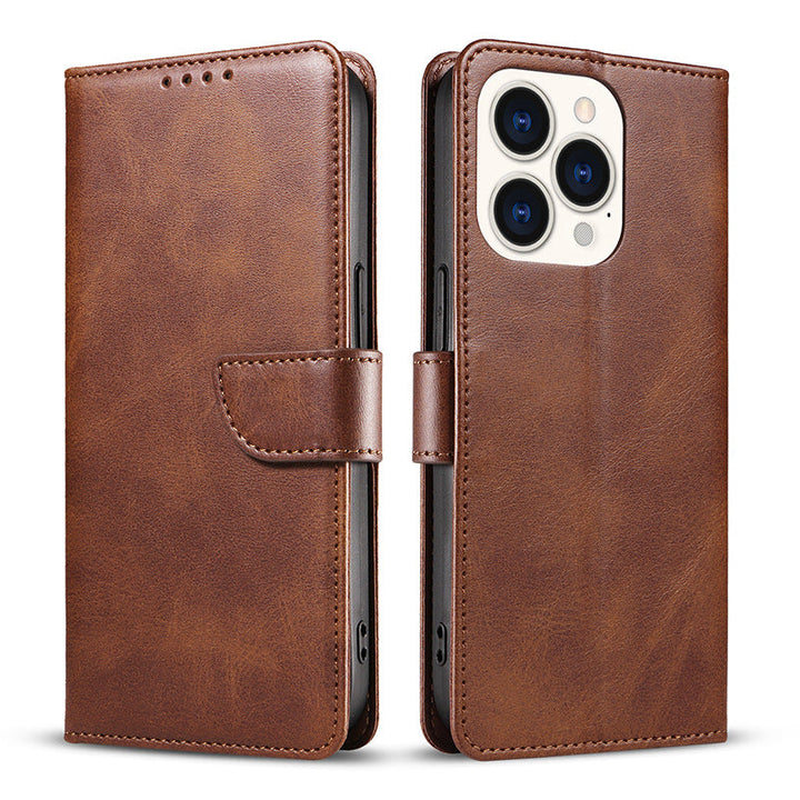 Cow Pattern Flip Phone Case