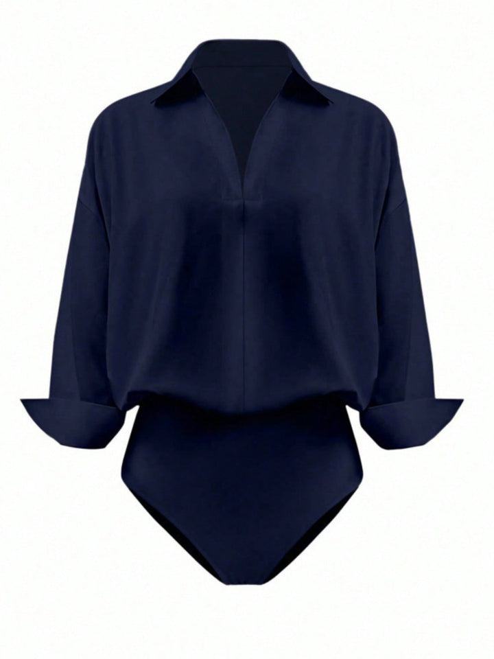 Button-Down Long Sleeve Bodysuit