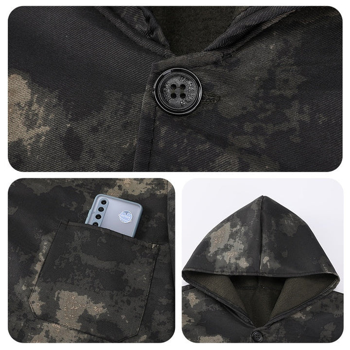 Stain-resistant Dirt-repellent And Warm Winter Long-sleeve With Fleece Lining