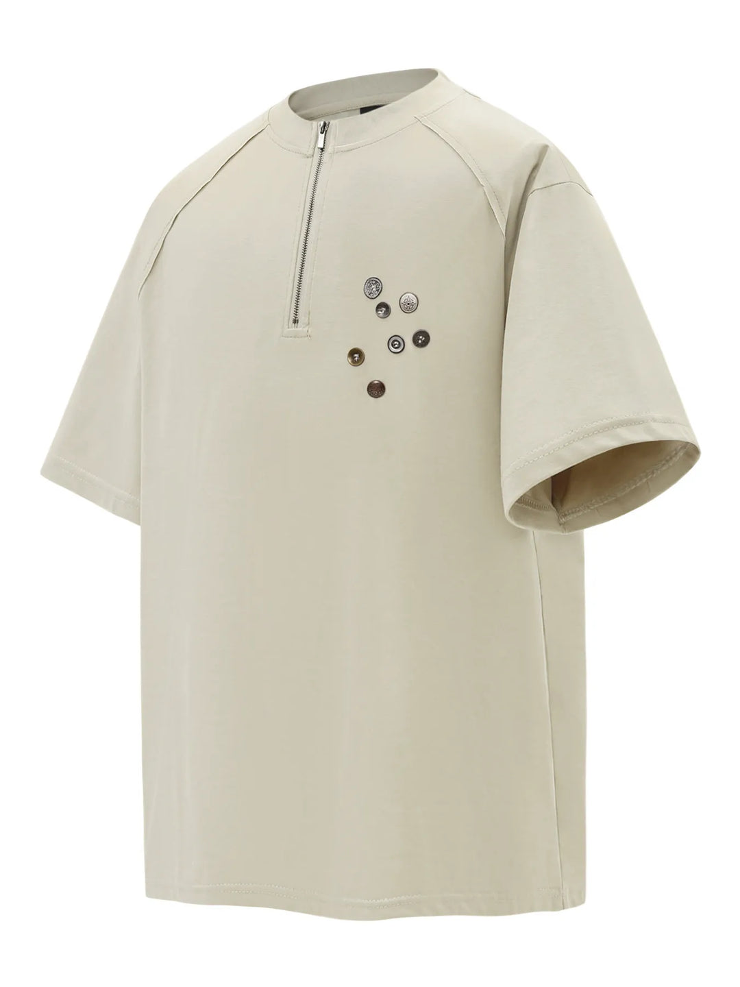 Men's Quarter-Zip Short Sleeve T-Shirt