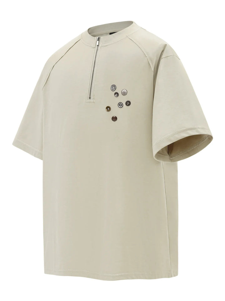 Men's Quarter-Zip Short Sleeve T-Shirt