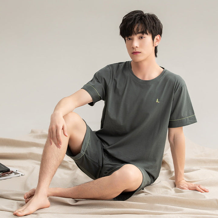 Cotton Pajamas New Boys Casual Homewear Two-piece Suit