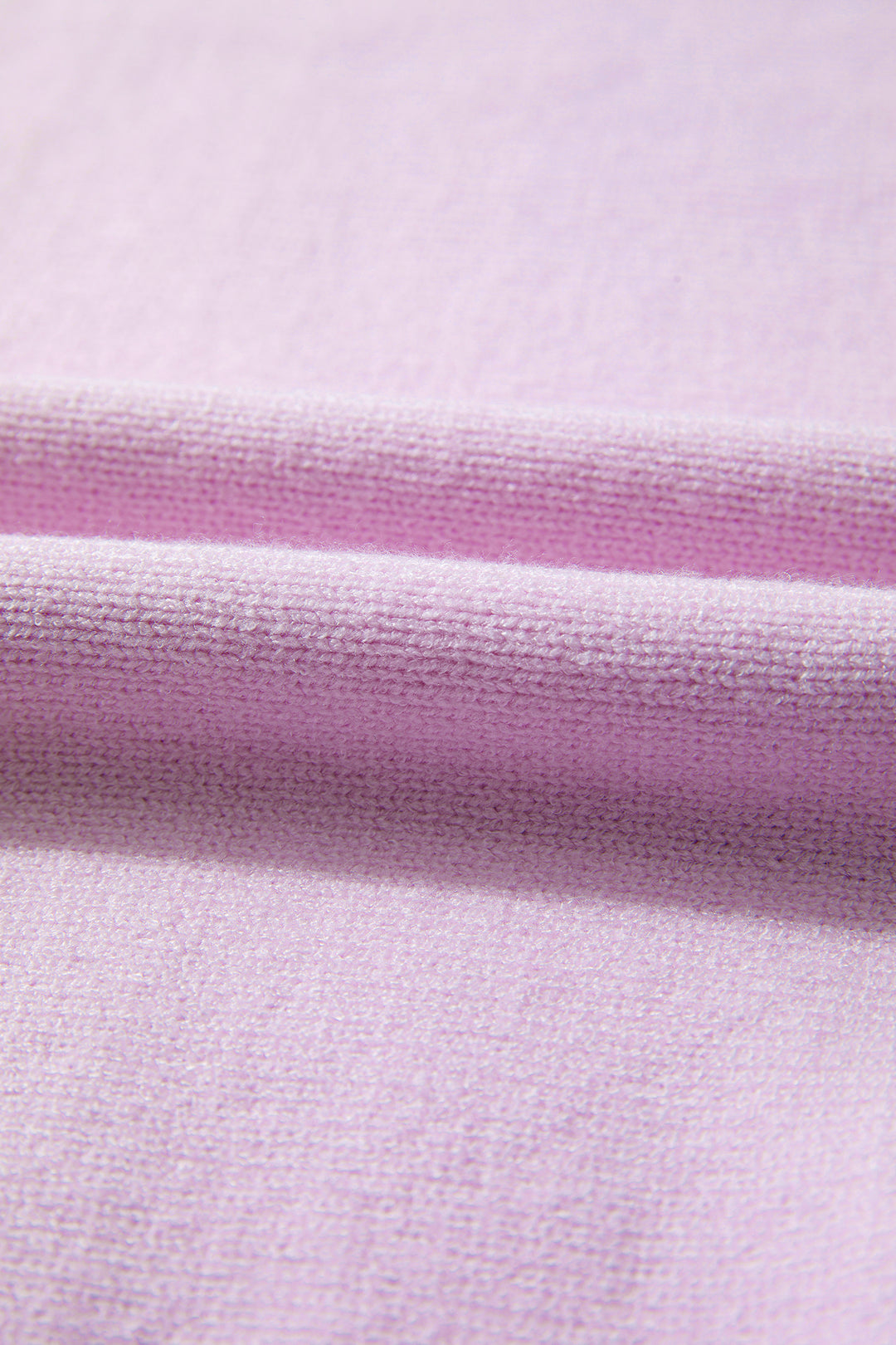 Orchid Bouquet Rainbow Stitching Balloon Sleeve Relaxed Sweater