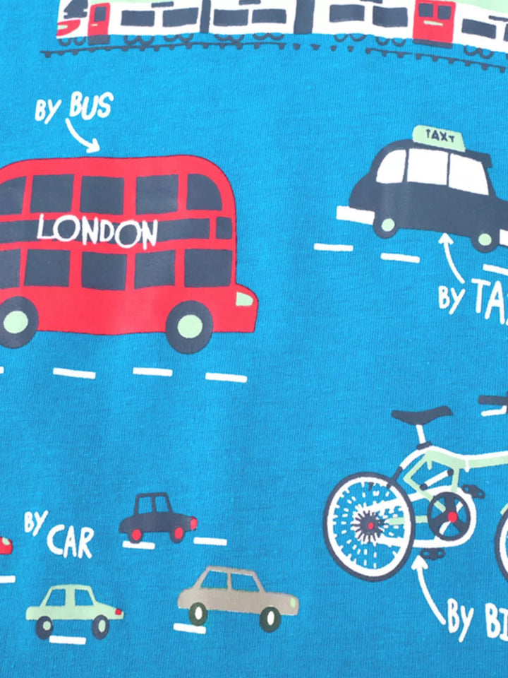 Children's London Travel Print Long Sleeve T-Shirt