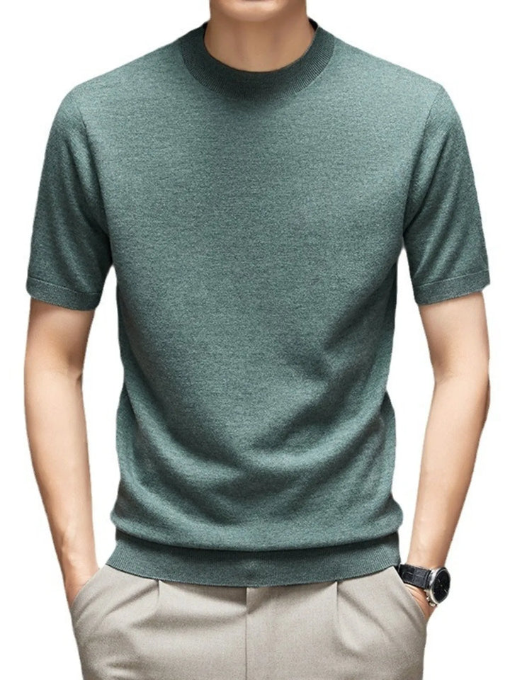 Men's Plus Size Round Neck Short Sleeve Top