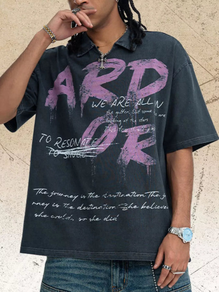 Men's Vintage Washed Graphic T-Shirt