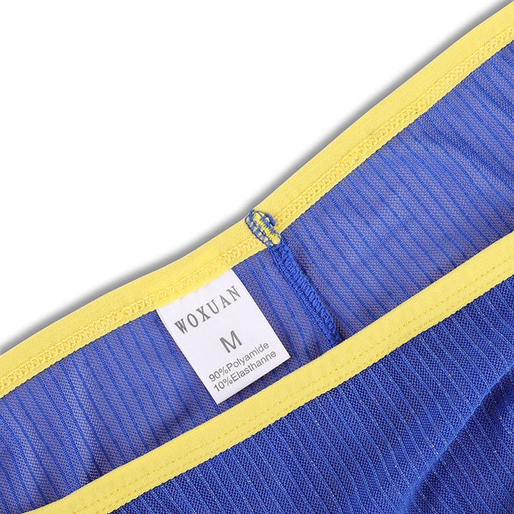 Men's Underwear High Fork Briefs Mesh