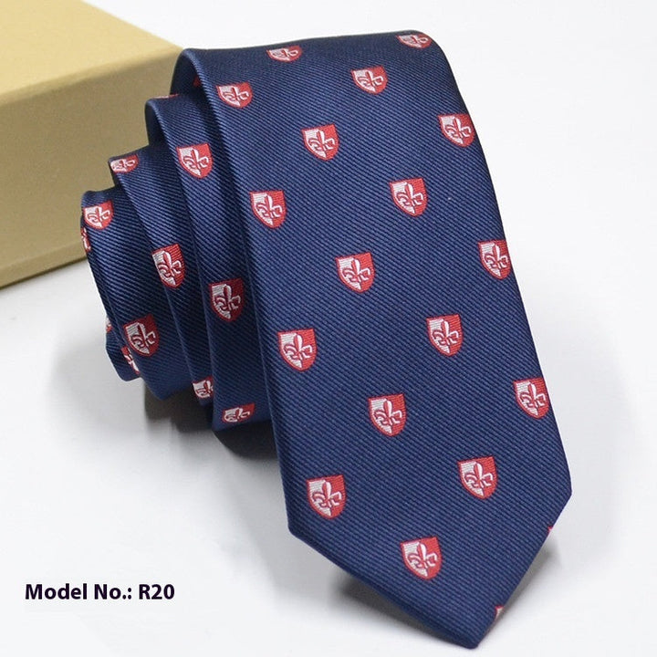 Fashion Exquisite Jacquard Tie Wedding Groom