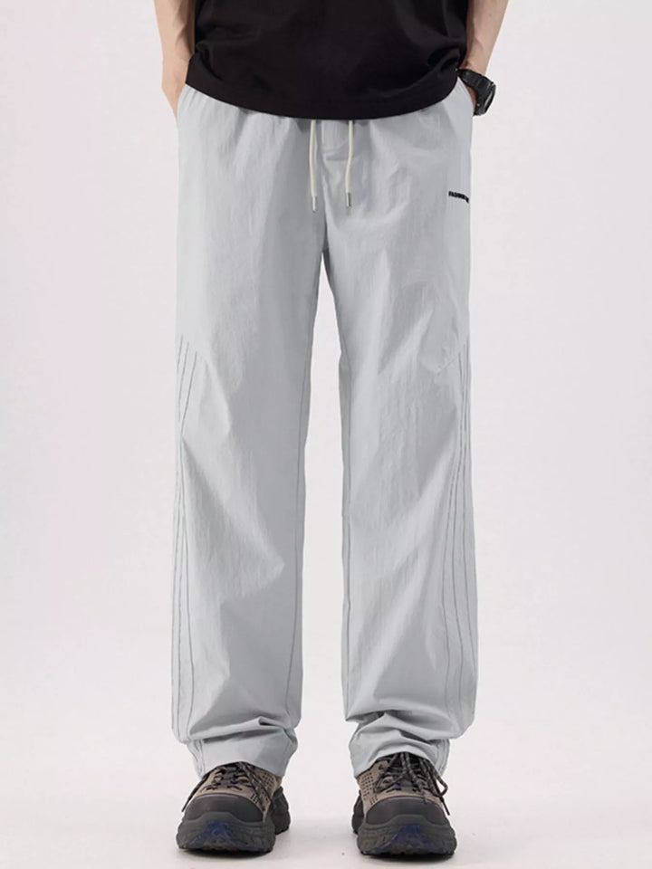 Men's Plus Size Wide Leg Pants