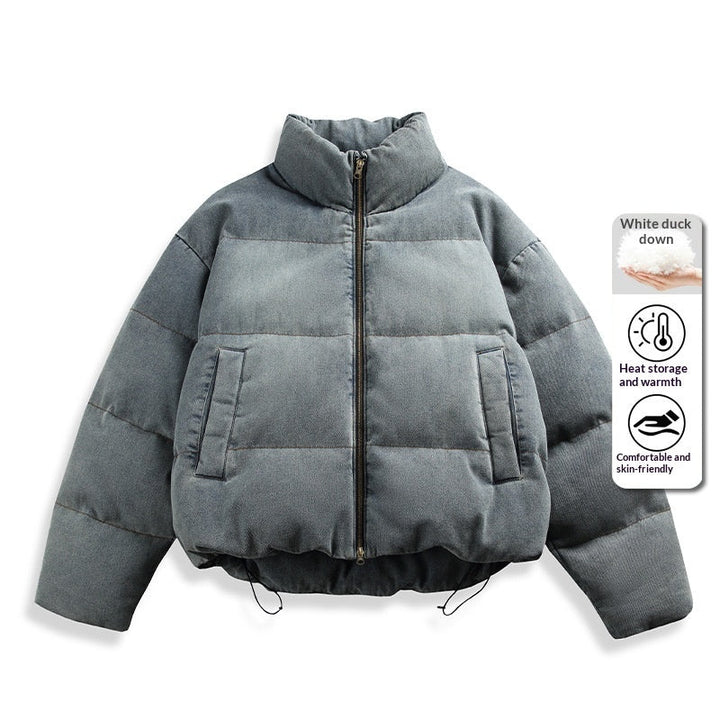 Mens Loose-Fit Padded Down Jacket Outerwear
