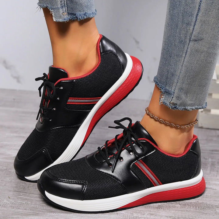 Round Toe Platform Sneakers