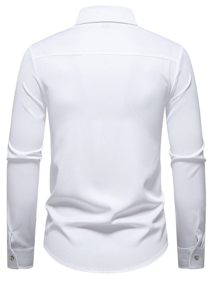 Men's Slim Fit Long Sleeve Shirt