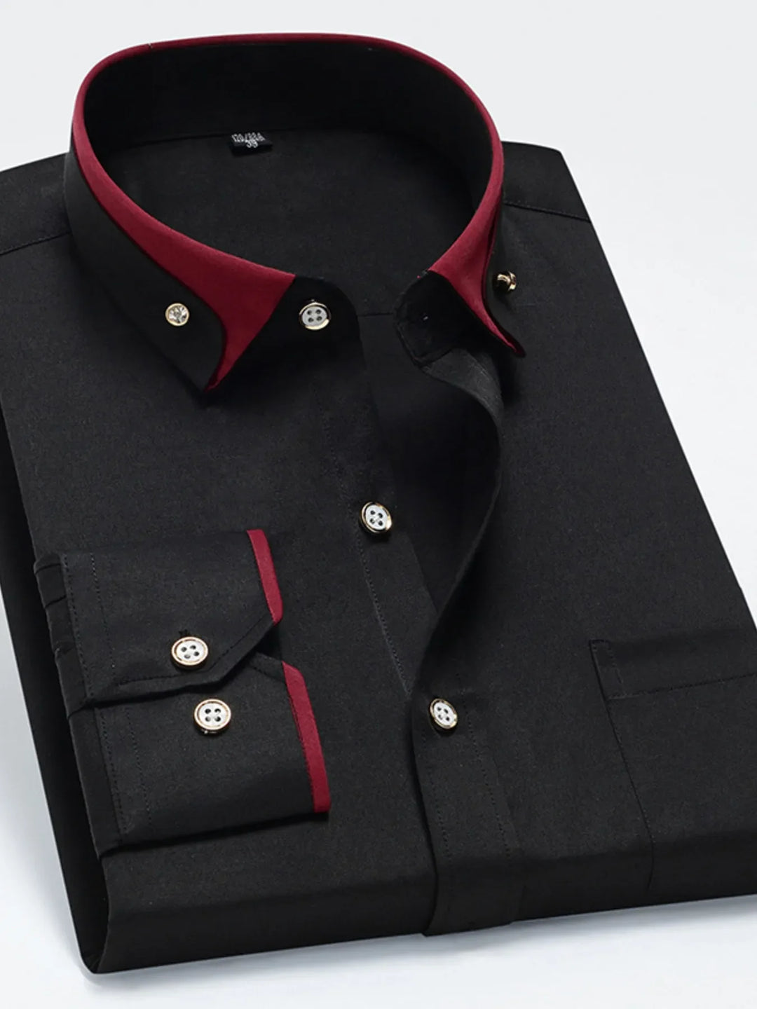 Men's Full Size Button Up Long Sleeve Shirt Plus Size