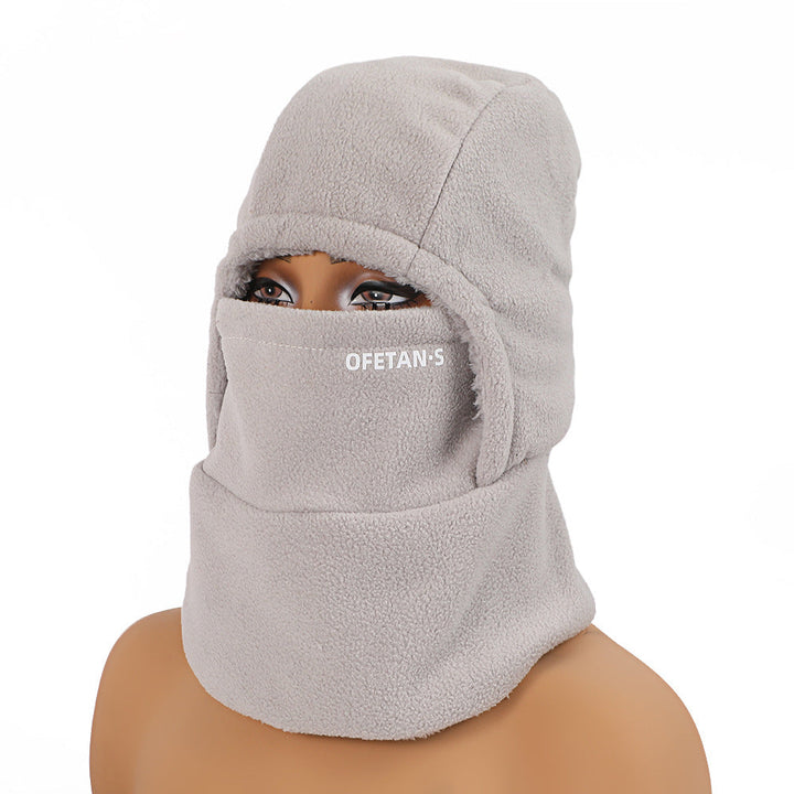 Winter Neck Gaiter And Face Mask All-in-one Outdoor Hat
