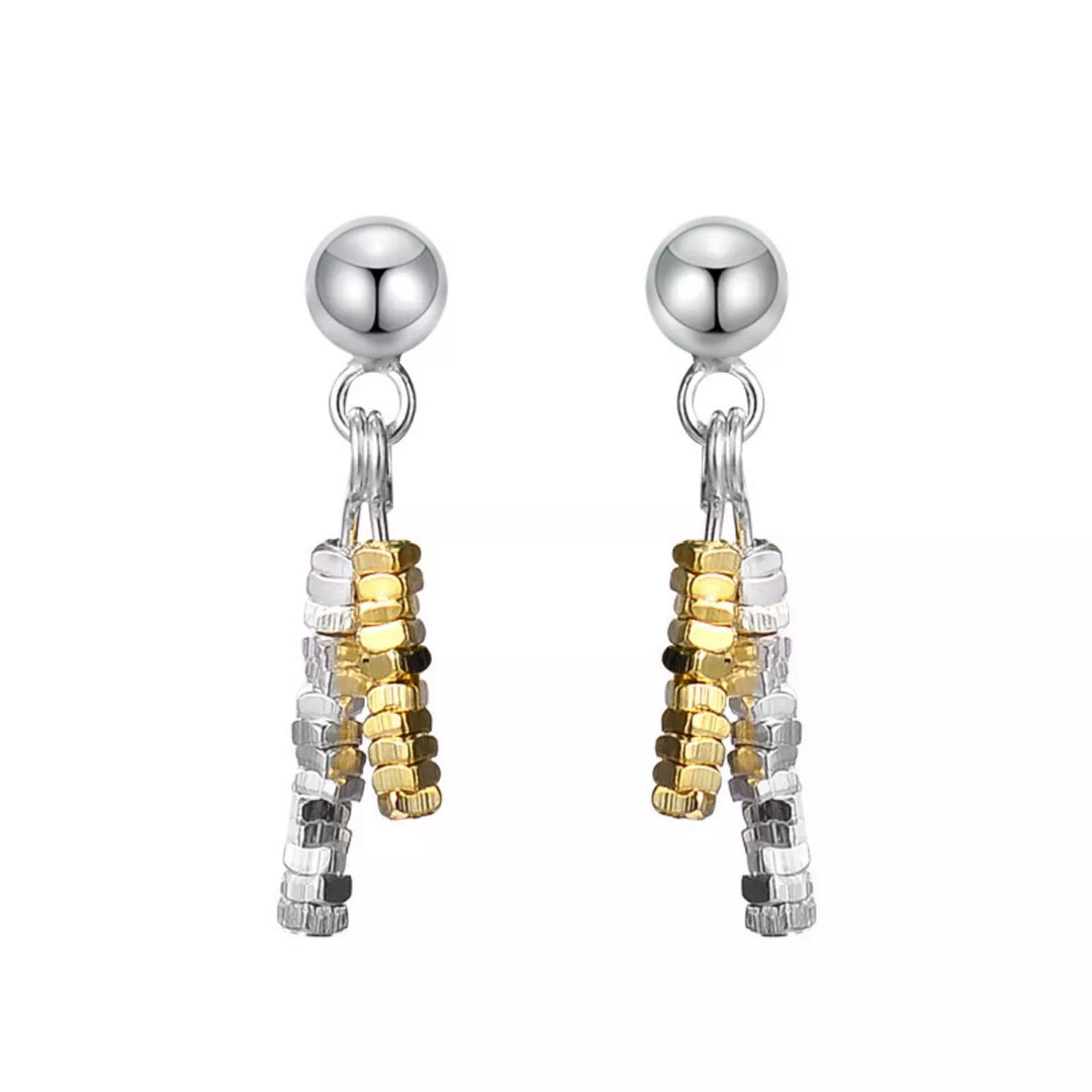 925 Sterling Silver Chain Drop Earrings