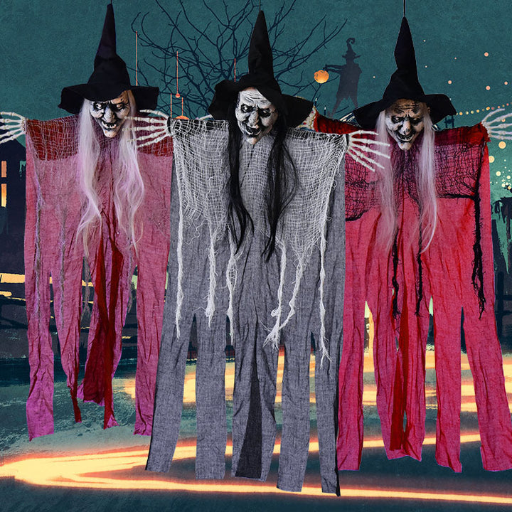 Halloween Witch Hanging Ghost Decoration Scene Decoration Props
