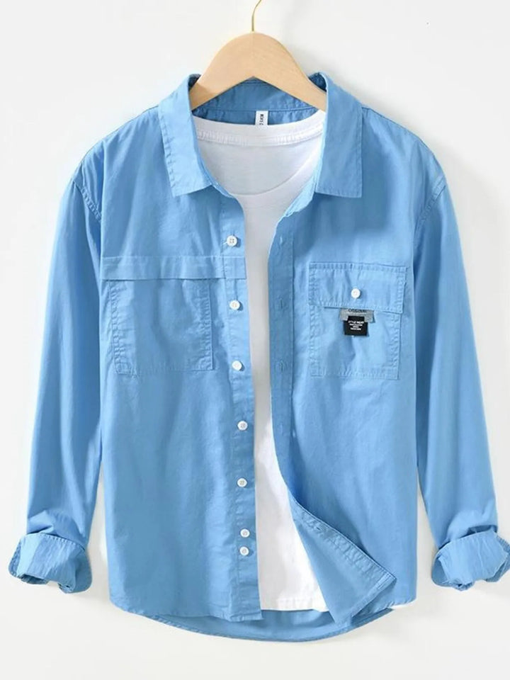 Men's Long Sleeve Button-Up Shirt