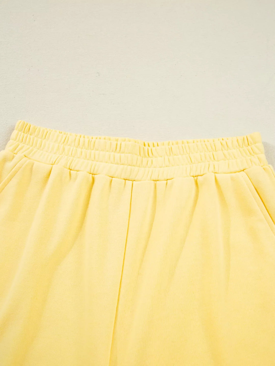Color Block Patchwork Half Button Top and Shorts 2pcs Set