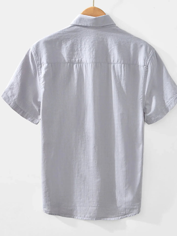 Men's Button Up Short Sleeve Shirt
