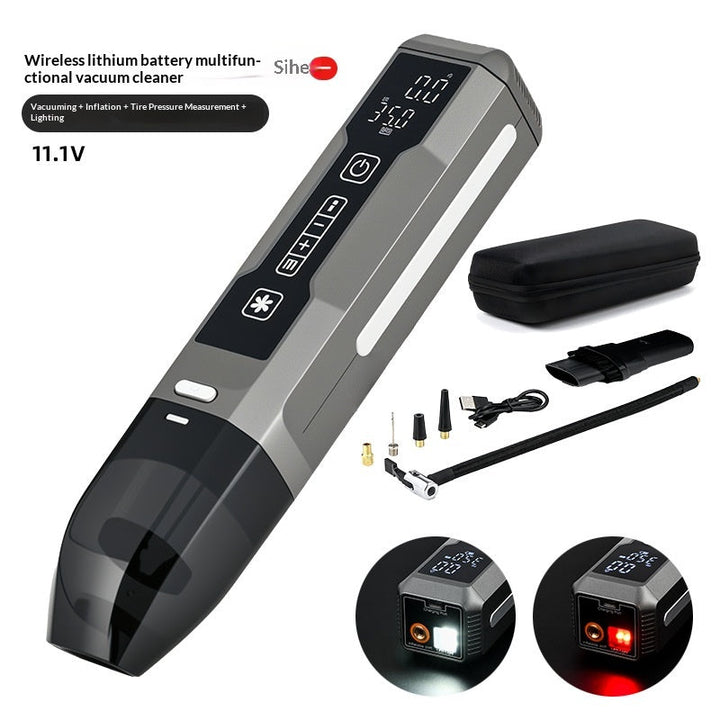 Multifunctional Cordless Car  Starter & Tire Inflator Vacuum Cleaner, High Power For Vehicles
