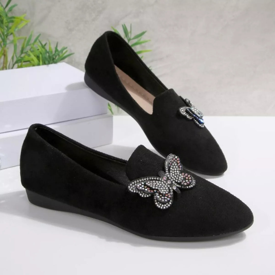 Butterfly Decor Slip-Ons
