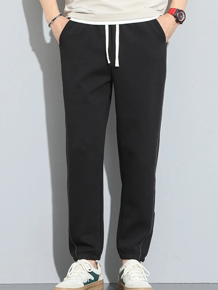 Men's Full Size Casual Drawstring Joggers Plus Size