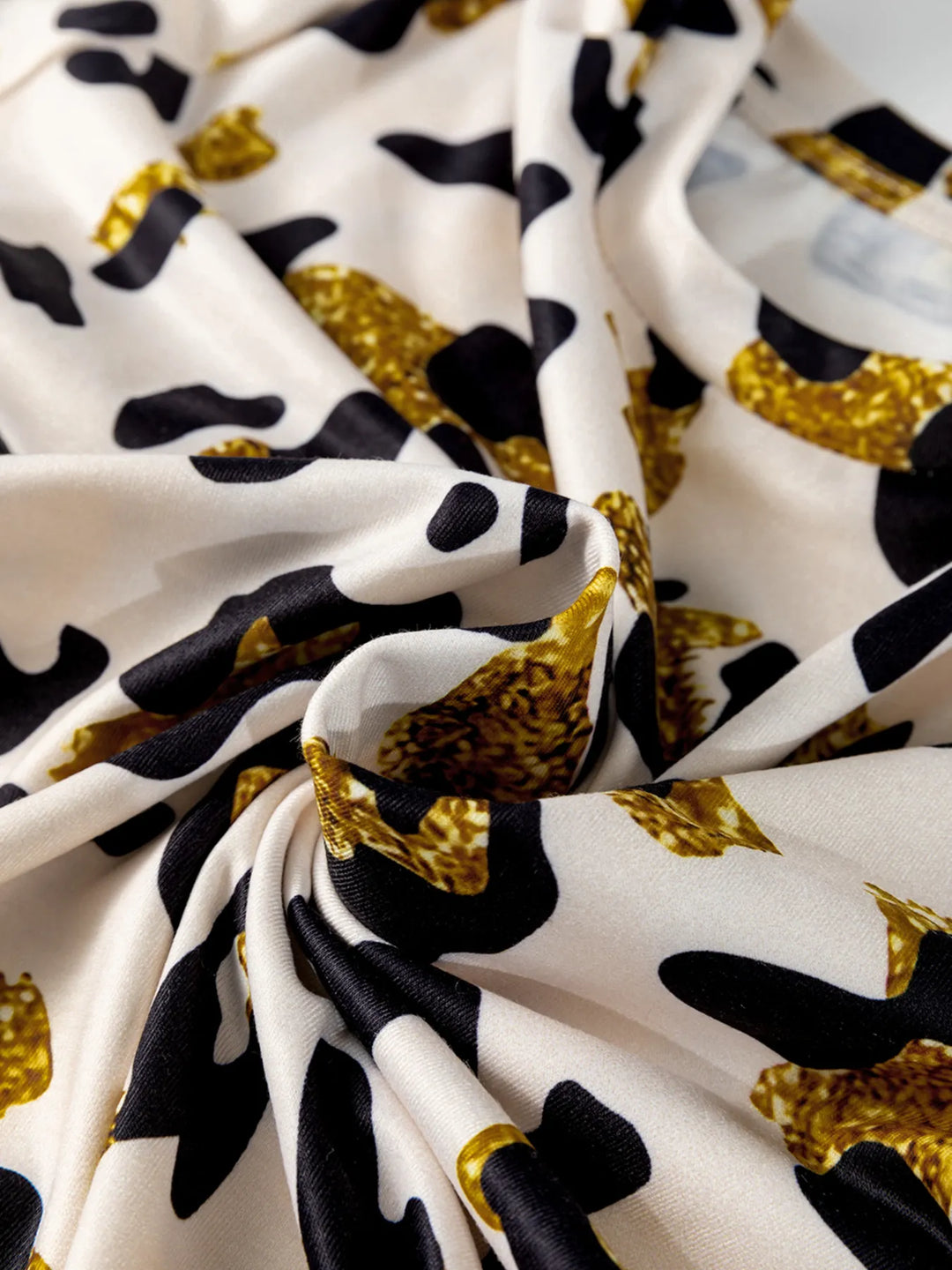 Leopard Print Short Sleeve T-Shirt