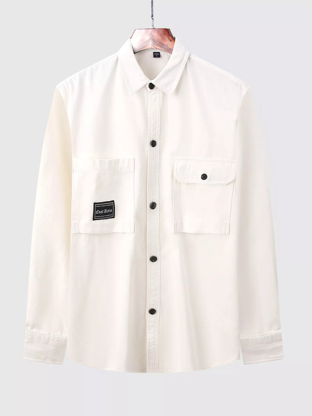 Men's Plus Size Casual Button Up Shirt