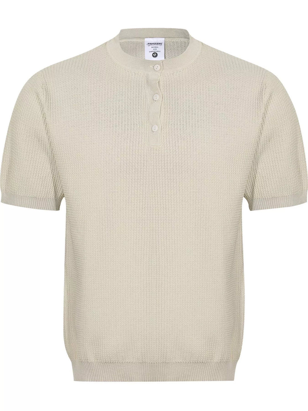 Men's Textured Knit Short Sleeve Top