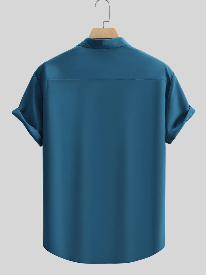 Men's Button Up Short Sleeve Shirt