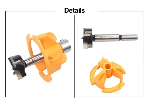 35 MM Cup Style Guide To Drill Bit Hint Bit Boring Drill Hole Port Locator Drill Guide For Kreg Jig Wood Working Tools DIY Drill Tool