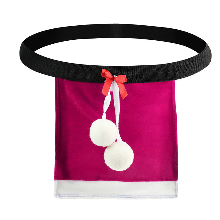 Men's Shy Cloth T Pants Christmas Ball Thong