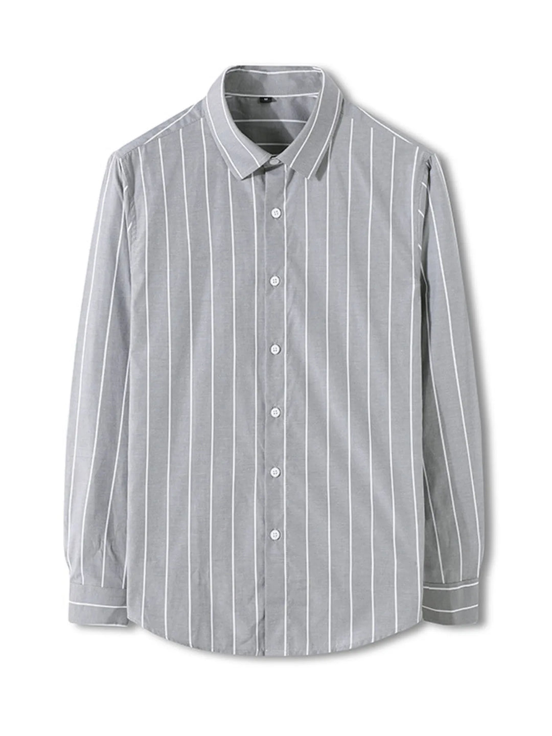 Men's Plus Size Classic Striped Long Sleeve Shirt