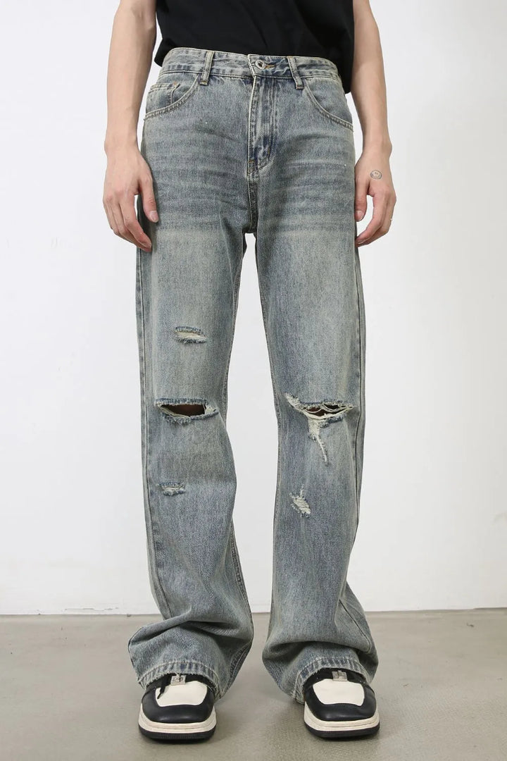 Men's Distressed Jeans