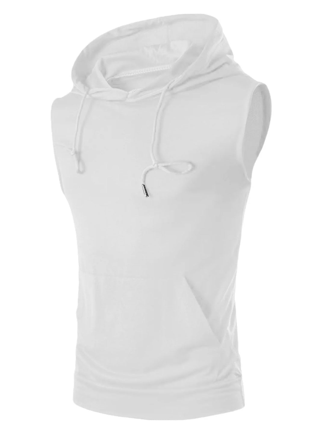 Men's Drawstring Hooded Tank