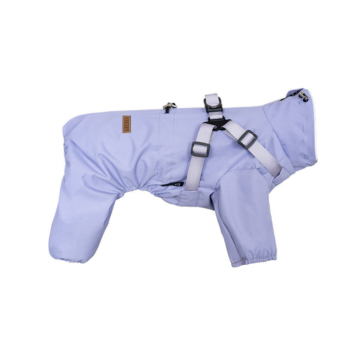 Fashion Personality Dog Pet One-piece Raincoat