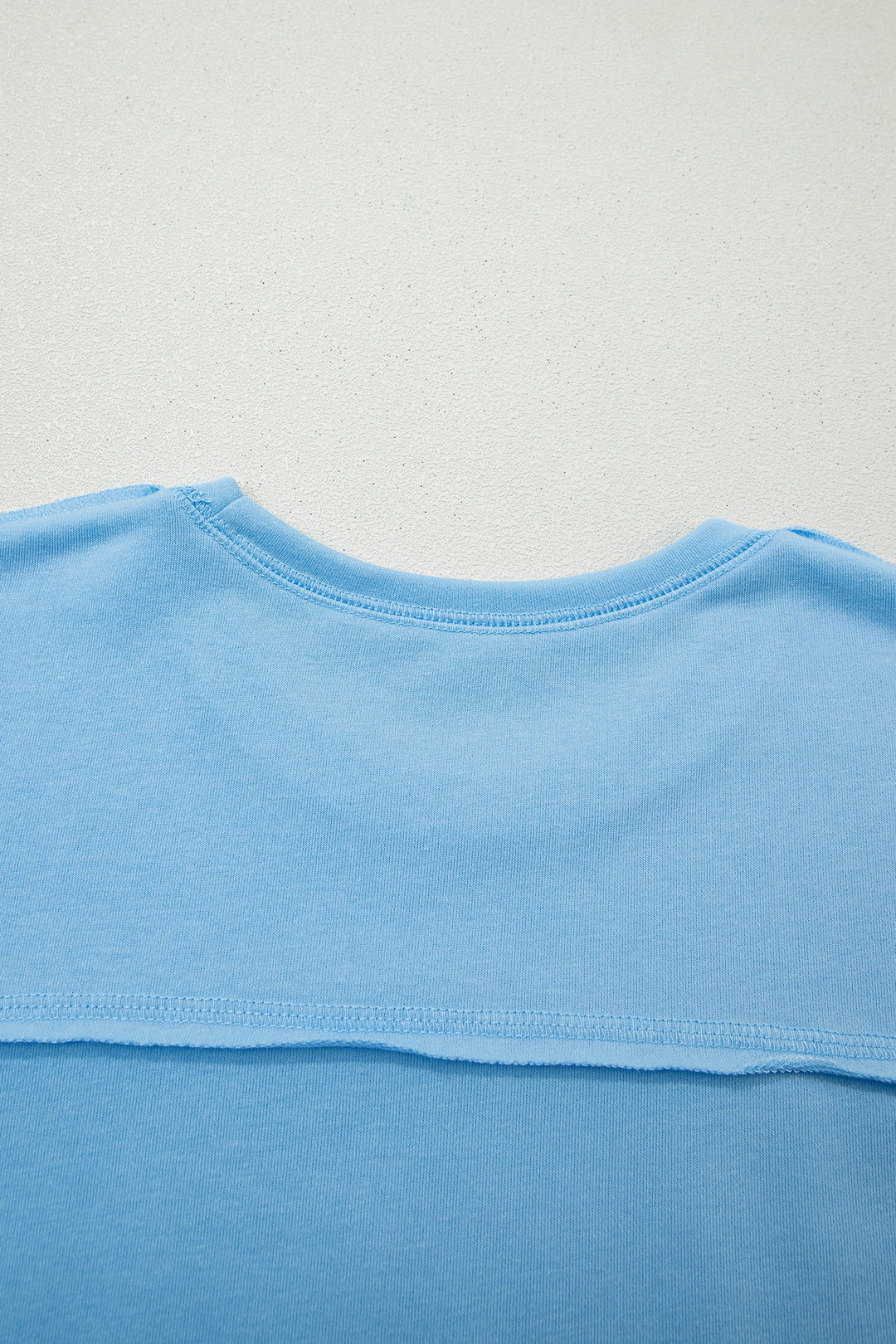 Sky Blue Drop Shoulder Boxy Tee and Barrel Pants Set