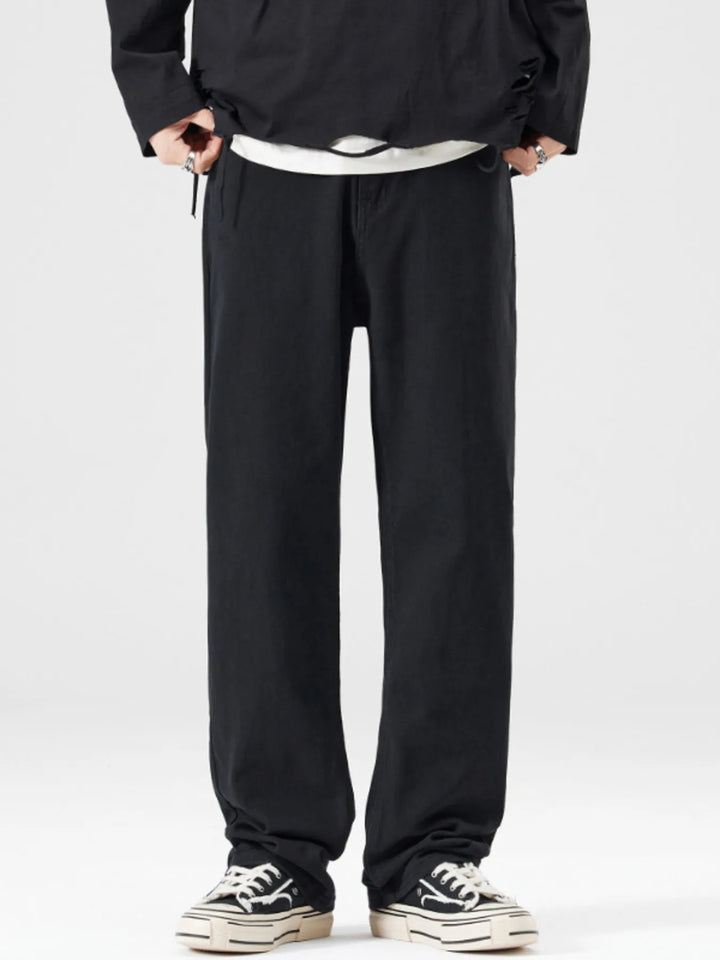 Men's Full Size Wide Leg Jeans Plus Size