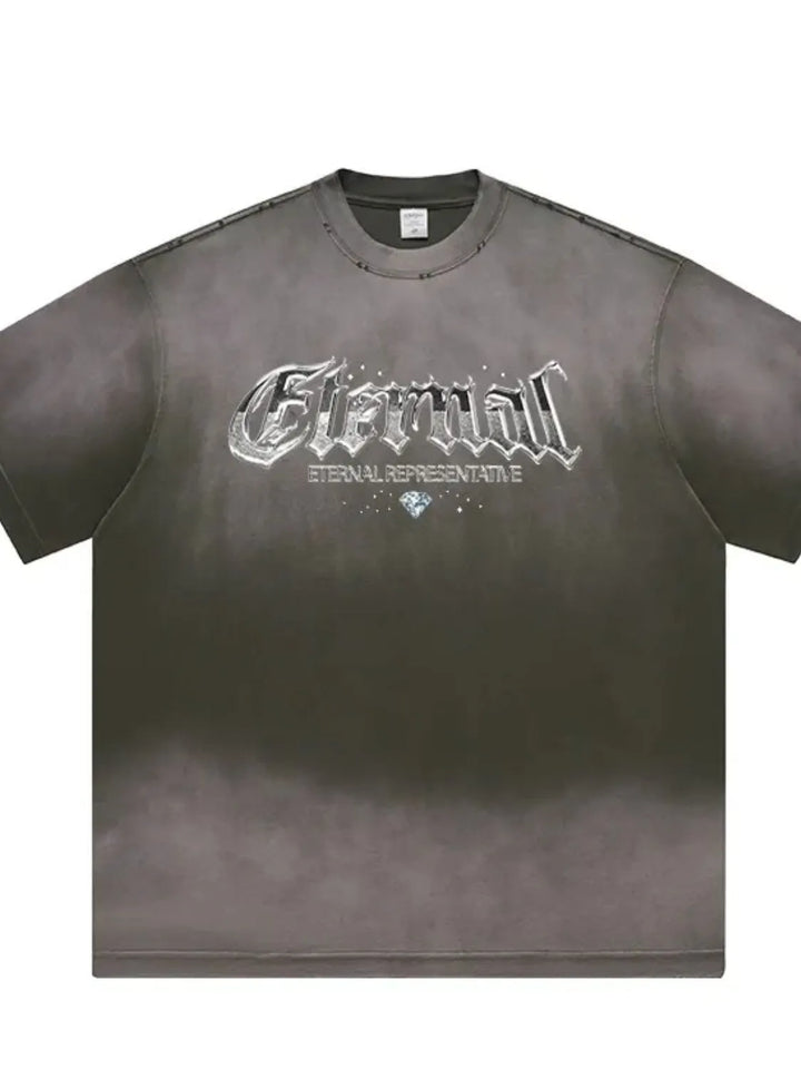 Men's Graphic Round Neck Short Sleeve T-Shirt