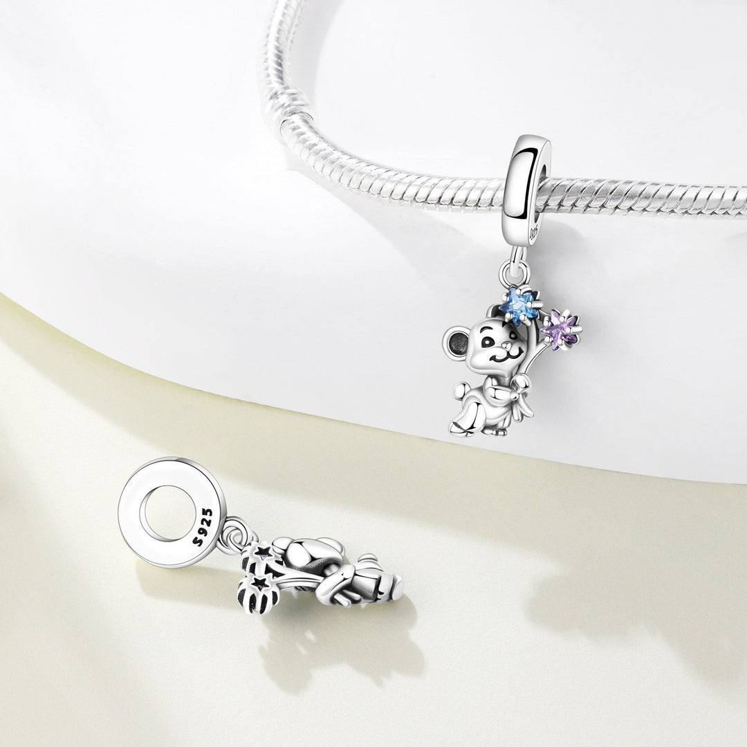 Bracelet Beaded Pendant Playful Sloth And Koala Beads