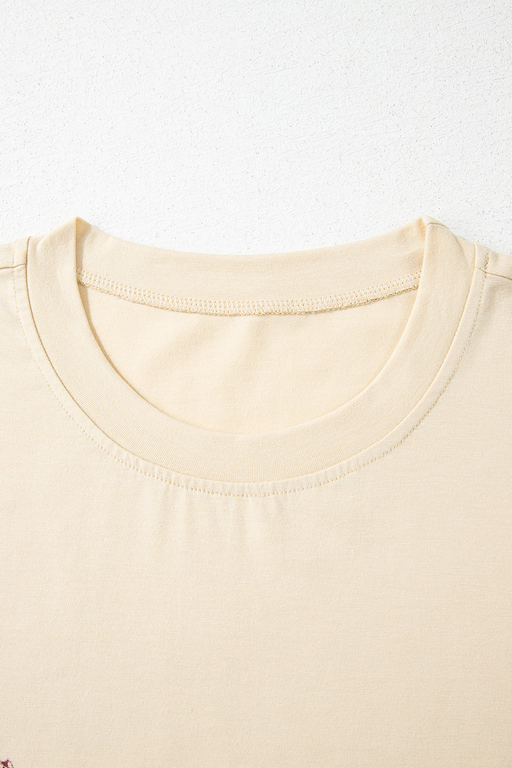 Parchment Western Burro Cactus Crew Neck Graphic Tee