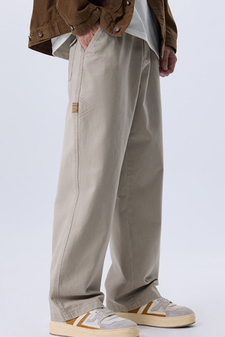 Men's Plus Size Wide Leg Pants